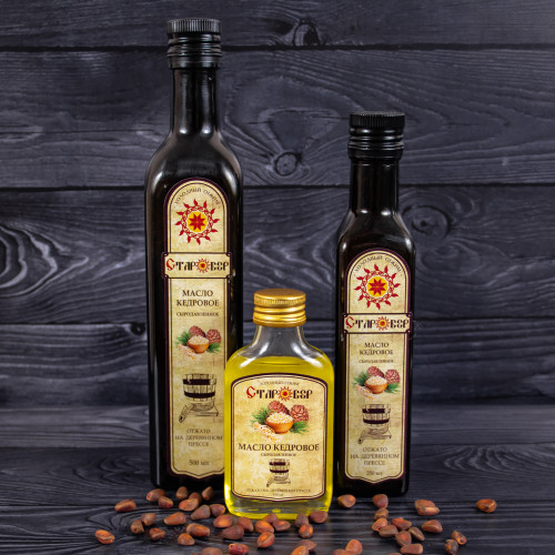 Масло кедровое сыродавленное 100мл